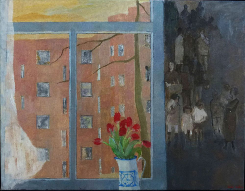 Clara de Jong 315 Nostalgie 69x70,1998 olieverf