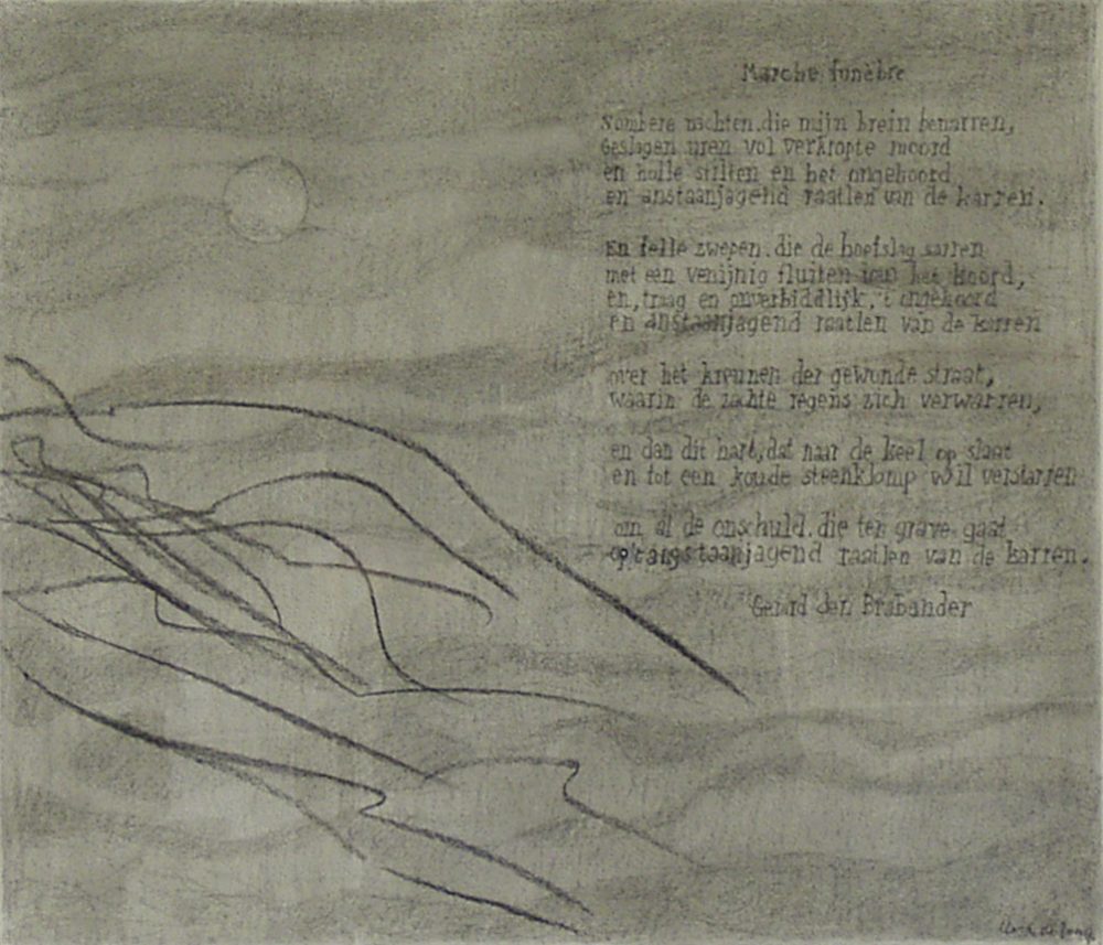 Clara de Jong 80 Marche Funebre 66x75,1988