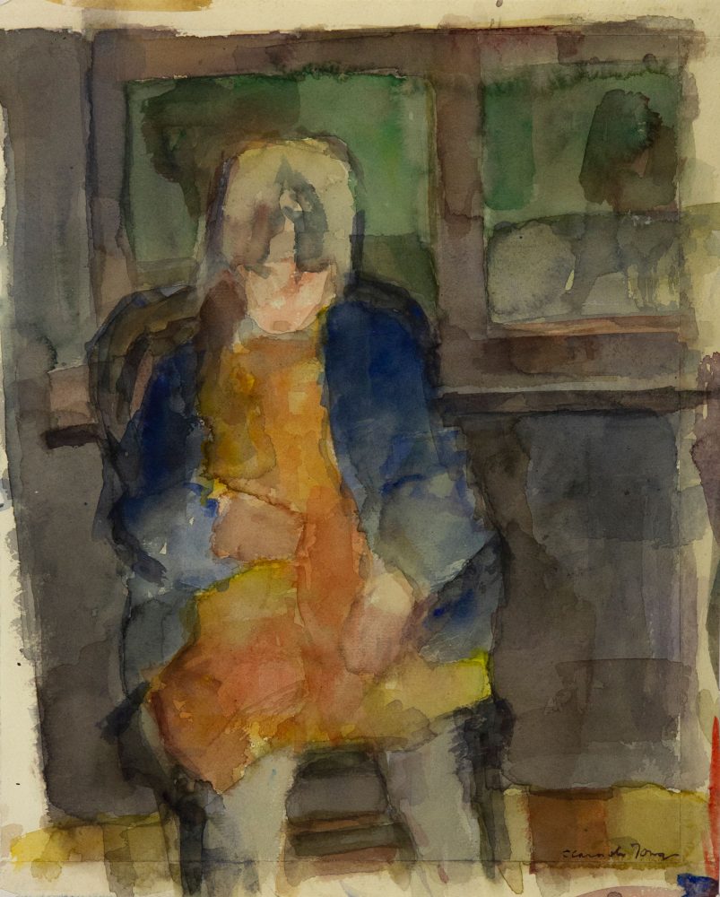 Clara de Jong A306 Kind , aquarel