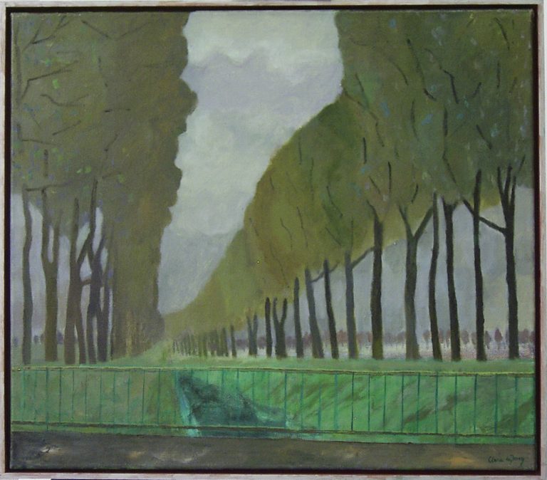 107. Het kanaal. 1999 olieverf, 73x83