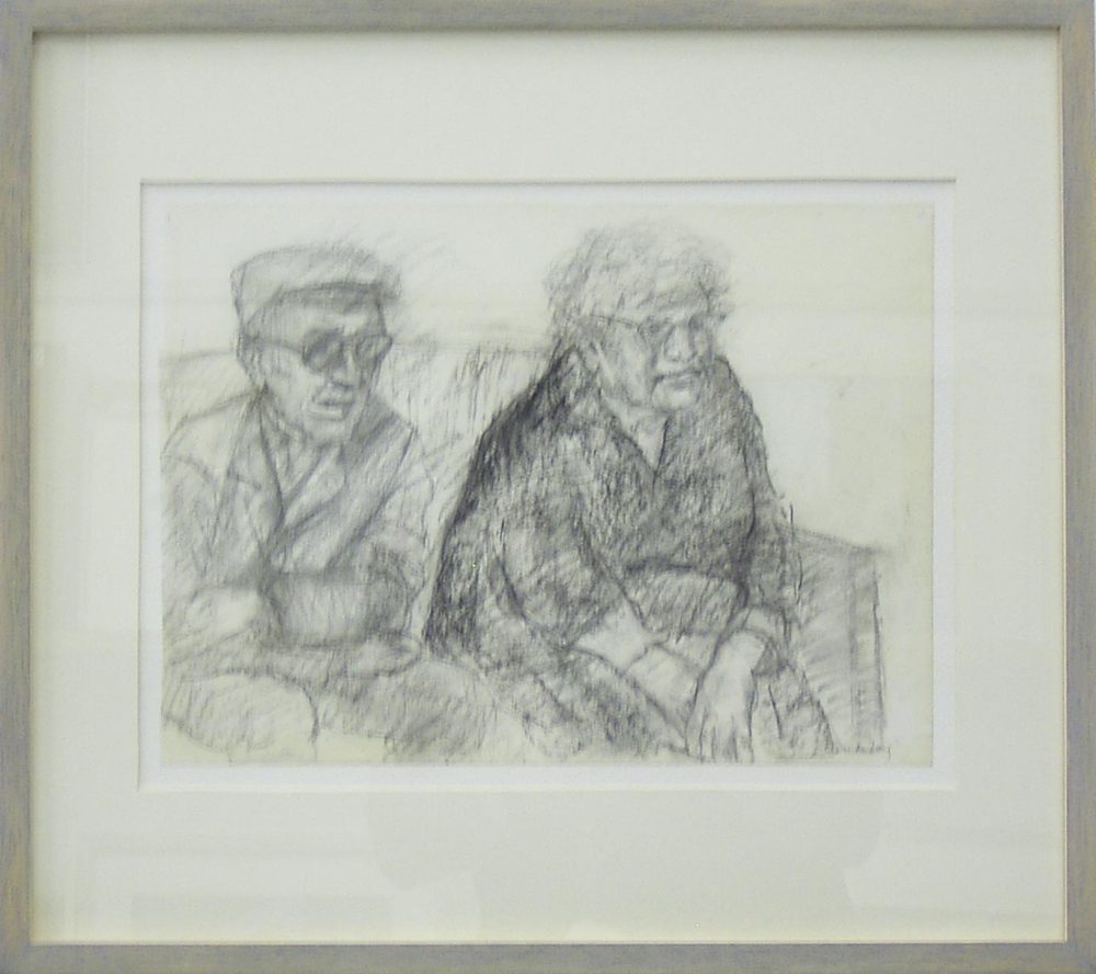 187 Martha en Cyriel 42 x 47 tekening