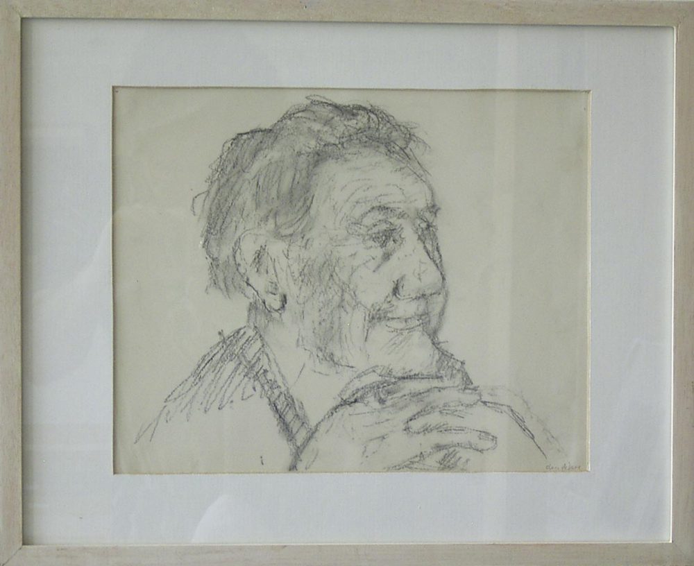 223 Oude Marie 35 x 43 tekening