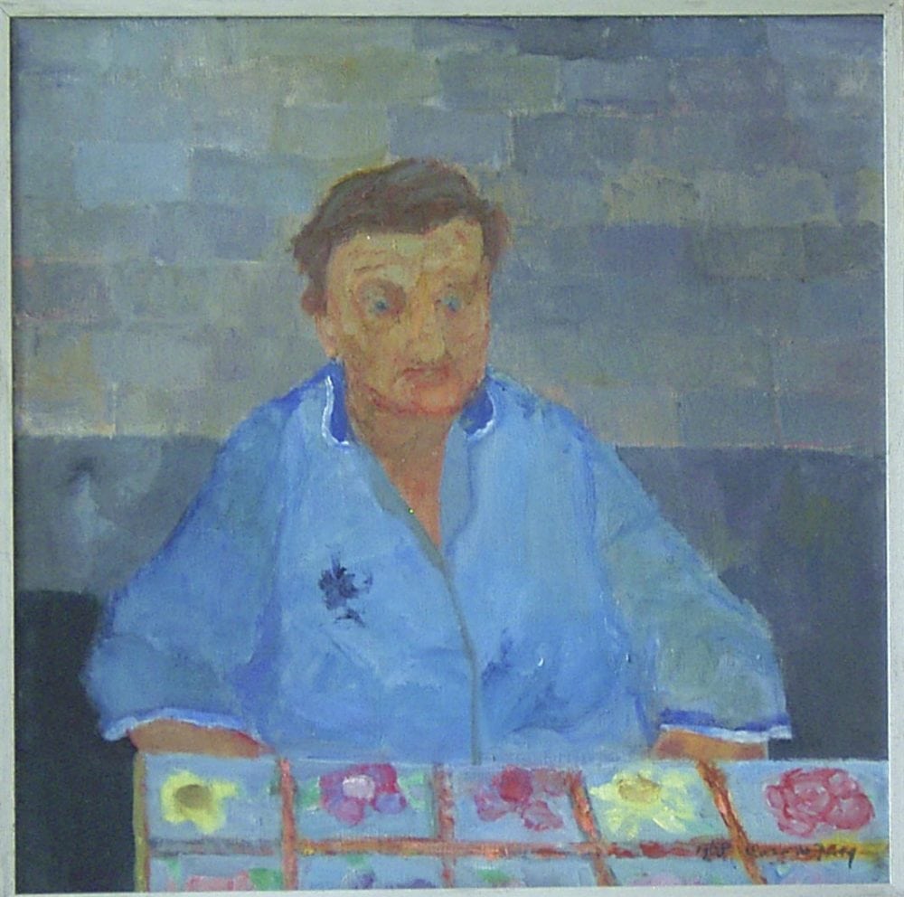 234 Oude Marie 63x62,1975 olieverf